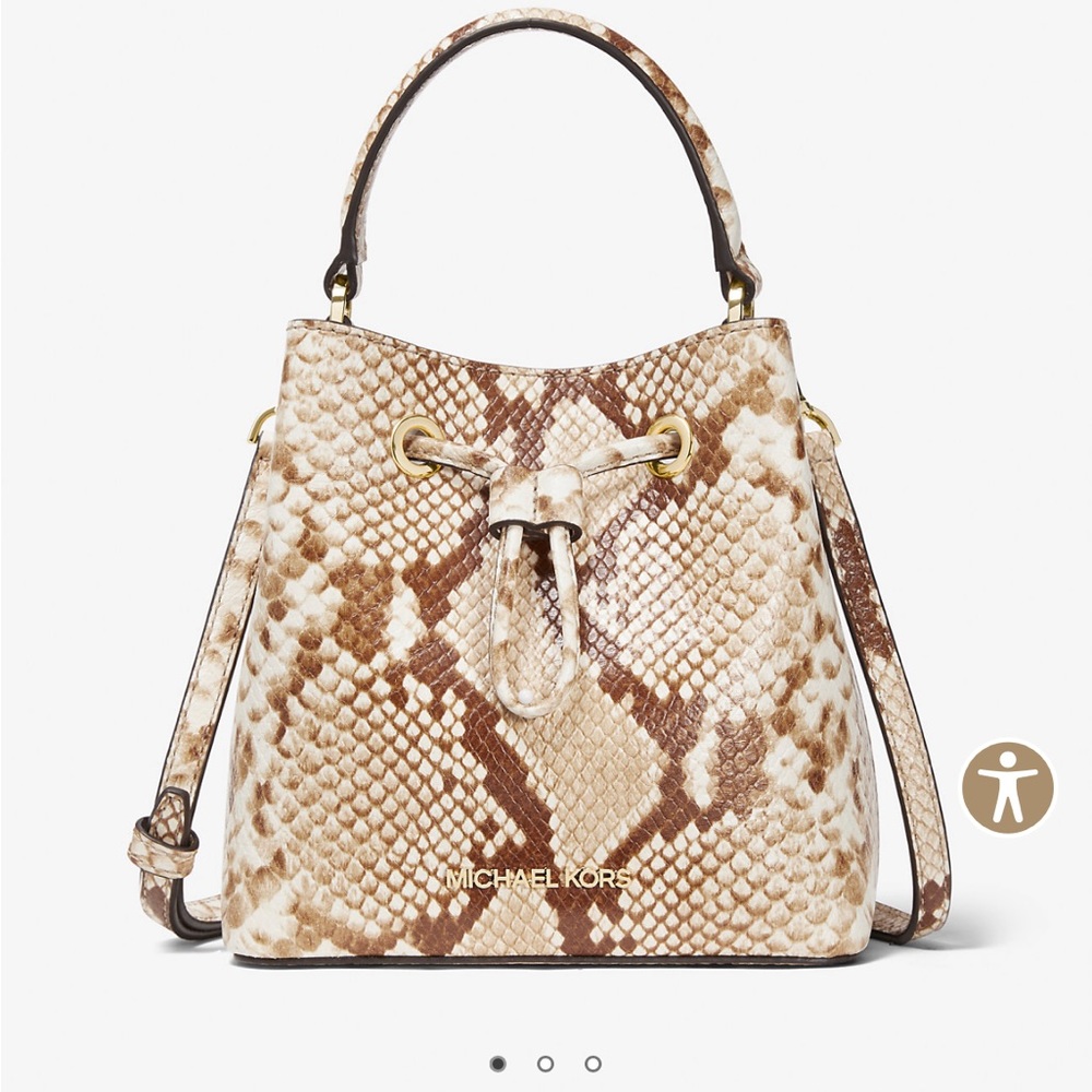 Michael Kors Suri Python Embossed Bag - image 3